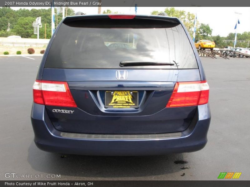 Midnight Blue Pearl / Gray 2007 Honda Odyssey EX