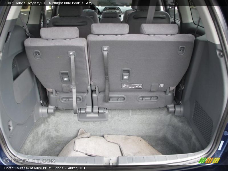 Midnight Blue Pearl / Gray 2007 Honda Odyssey EX