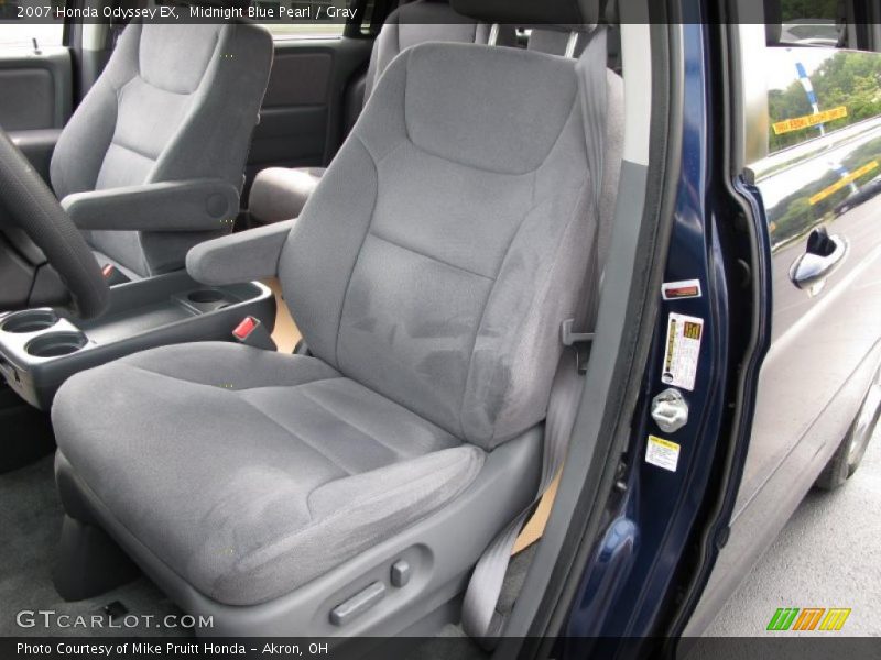 Midnight Blue Pearl / Gray 2007 Honda Odyssey EX