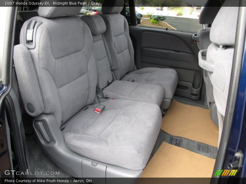 Midnight Blue Pearl / Gray 2007 Honda Odyssey EX
