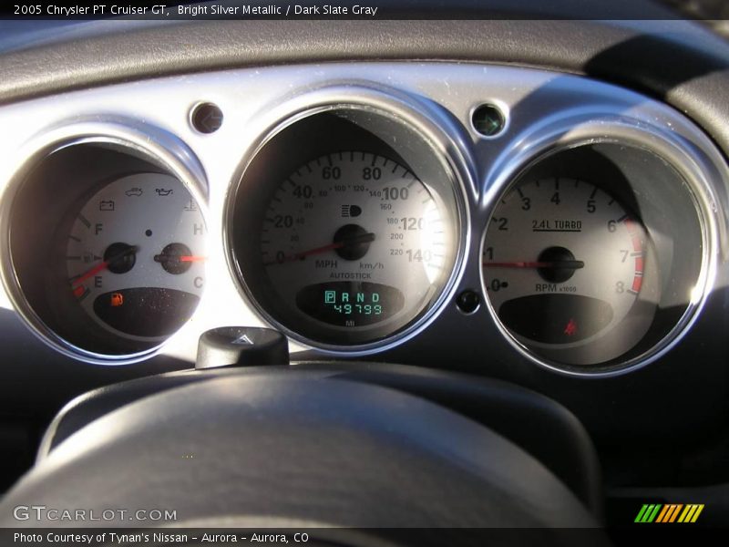 Bright Silver Metallic / Dark Slate Gray 2005 Chrysler PT Cruiser GT