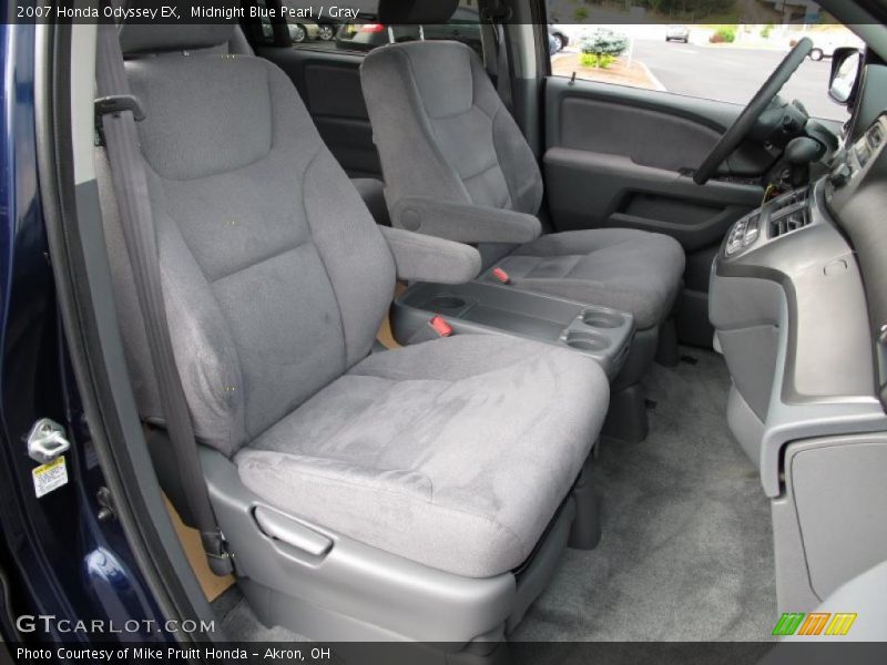 Midnight Blue Pearl / Gray 2007 Honda Odyssey EX