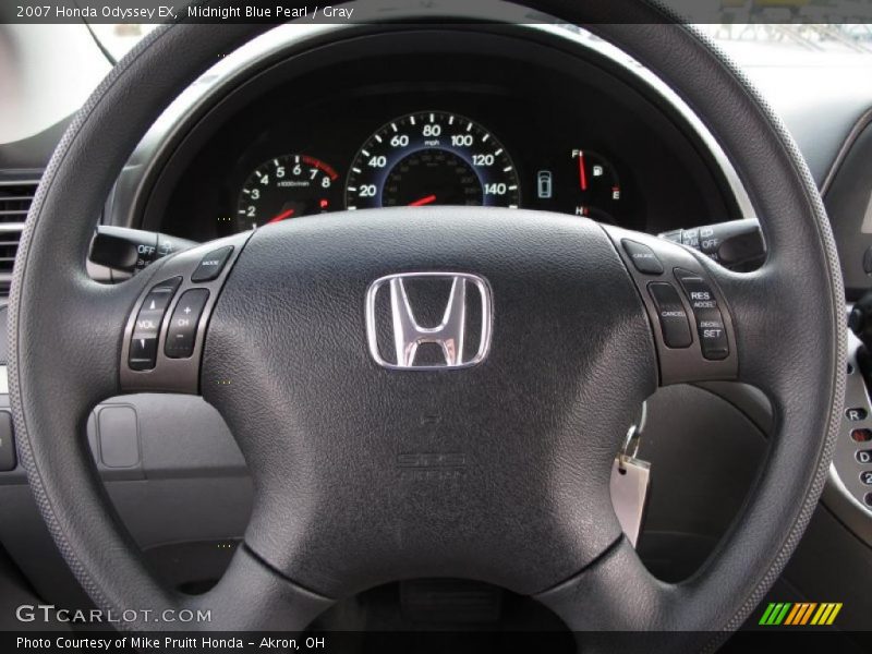 Midnight Blue Pearl / Gray 2007 Honda Odyssey EX