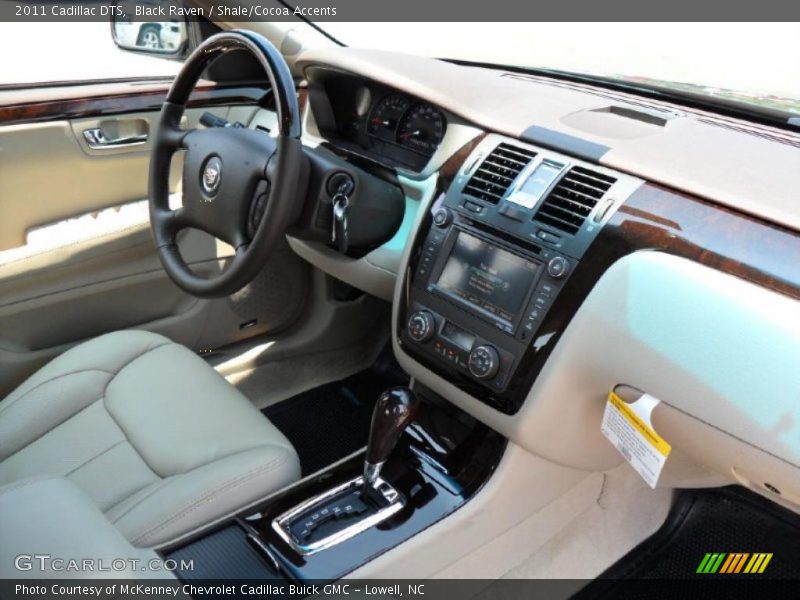 Black Raven / Shale/Cocoa Accents 2011 Cadillac DTS