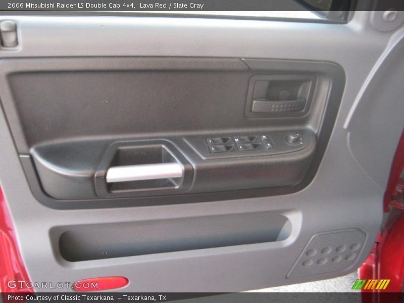 Lava Red / Slate Gray 2006 Mitsubishi Raider LS Double Cab 4x4