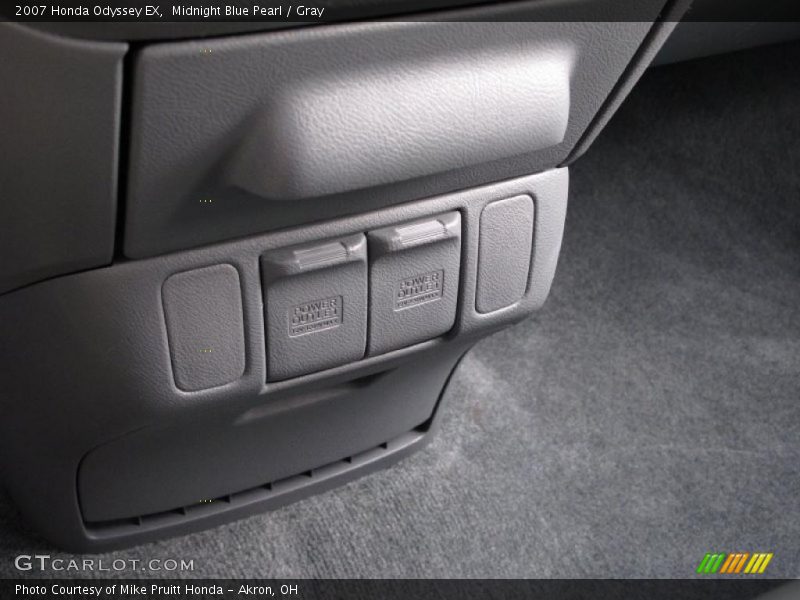 Midnight Blue Pearl / Gray 2007 Honda Odyssey EX