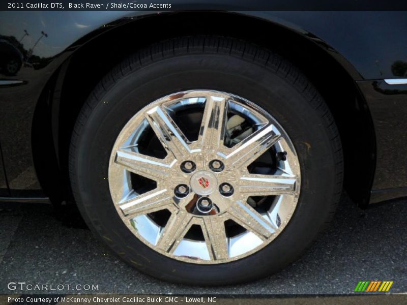 Black Raven / Shale/Cocoa Accents 2011 Cadillac DTS