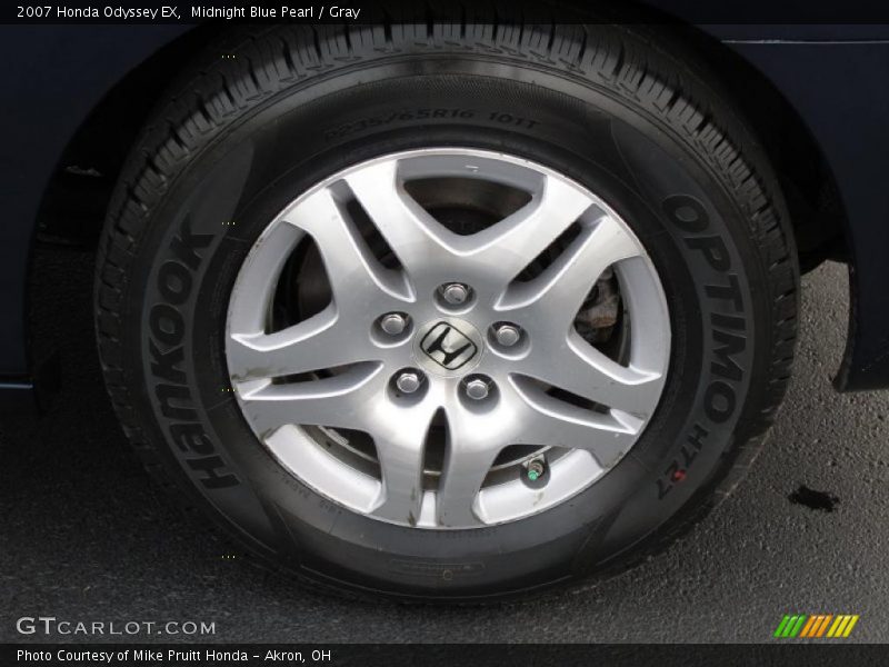 Midnight Blue Pearl / Gray 2007 Honda Odyssey EX