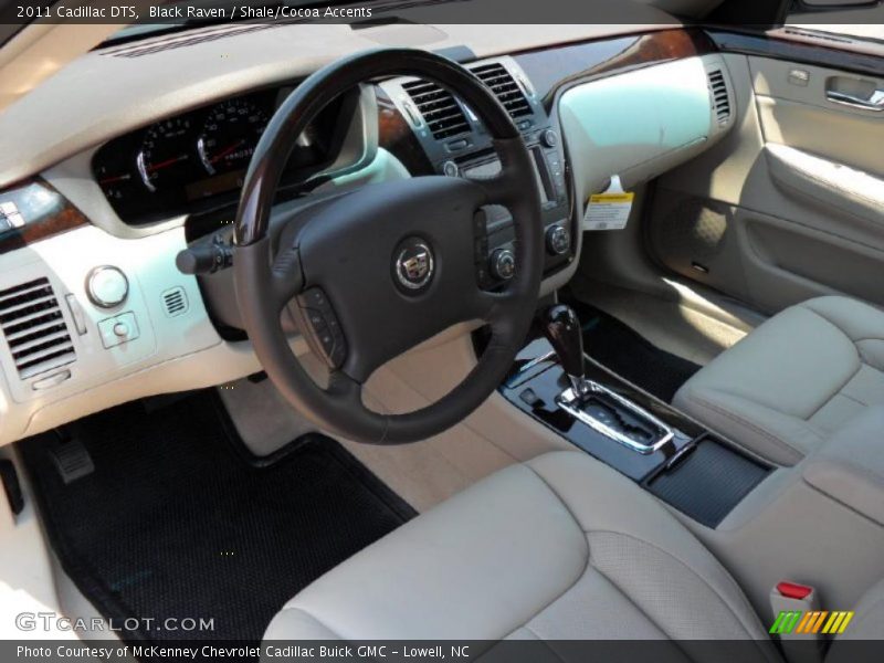 Black Raven / Shale/Cocoa Accents 2011 Cadillac DTS