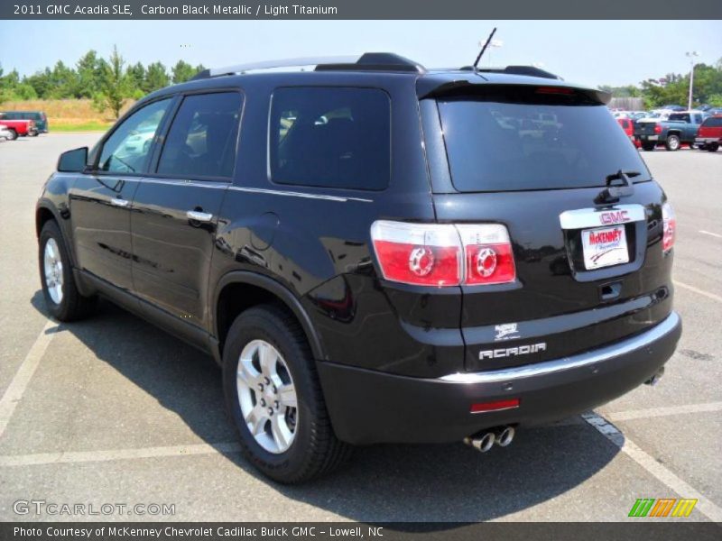 Carbon Black Metallic / Light Titanium 2011 GMC Acadia SLE