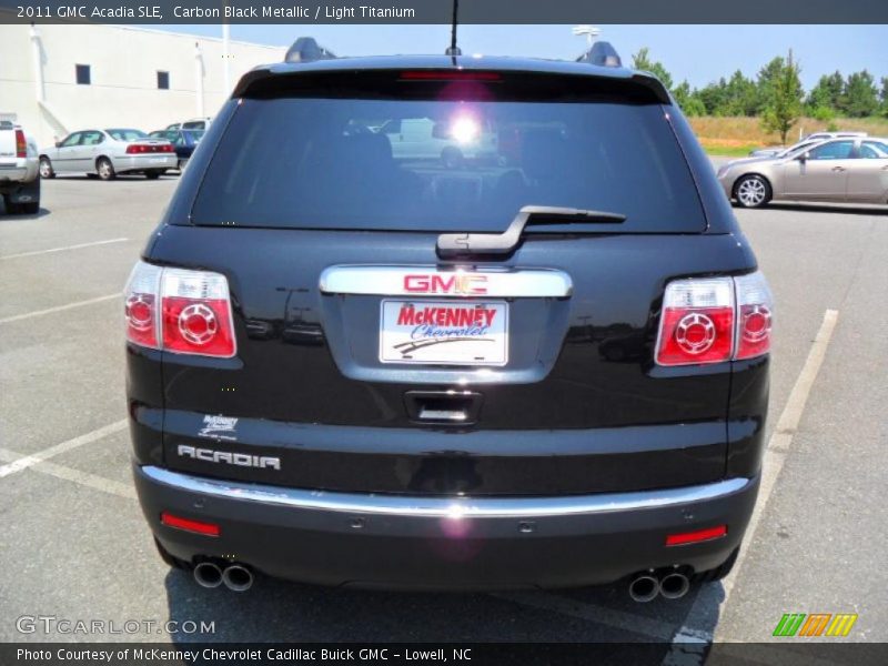 Carbon Black Metallic / Light Titanium 2011 GMC Acadia SLE
