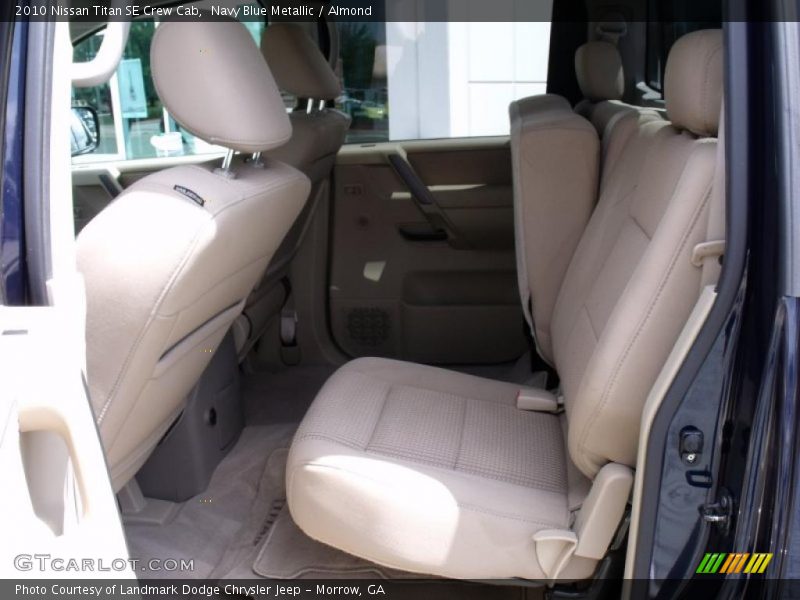 Navy Blue Metallic / Almond 2010 Nissan Titan SE Crew Cab
