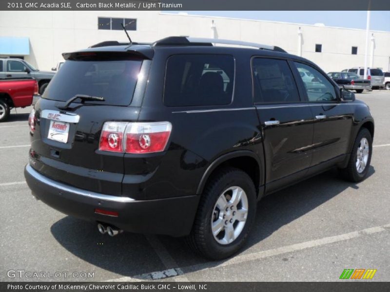 Carbon Black Metallic / Light Titanium 2011 GMC Acadia SLE