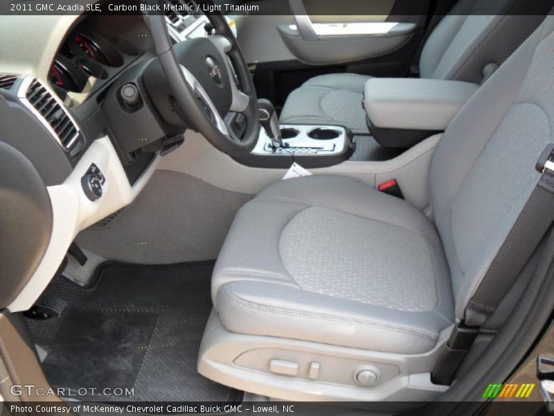 Carbon Black Metallic / Light Titanium 2011 GMC Acadia SLE