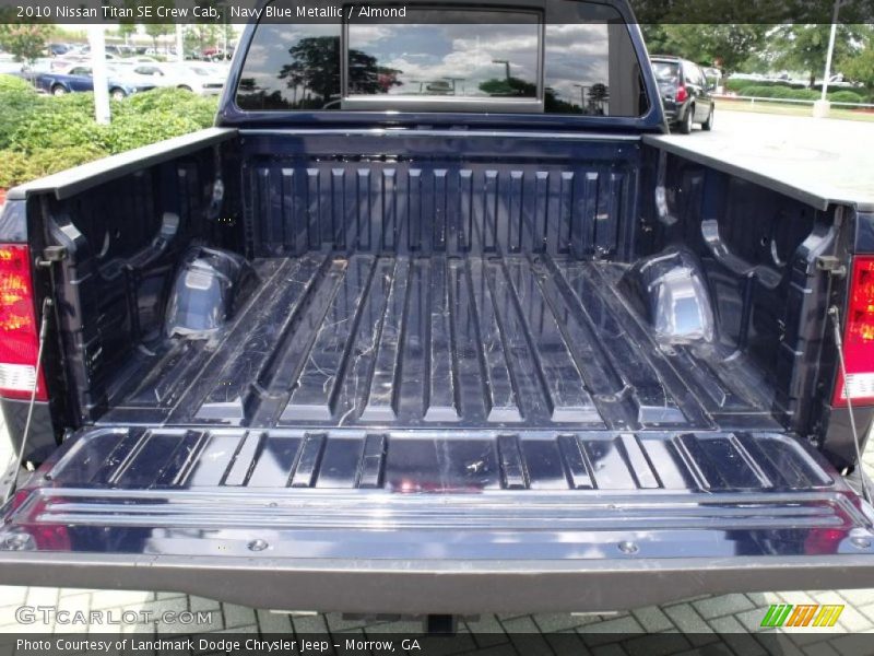Navy Blue Metallic / Almond 2010 Nissan Titan SE Crew Cab