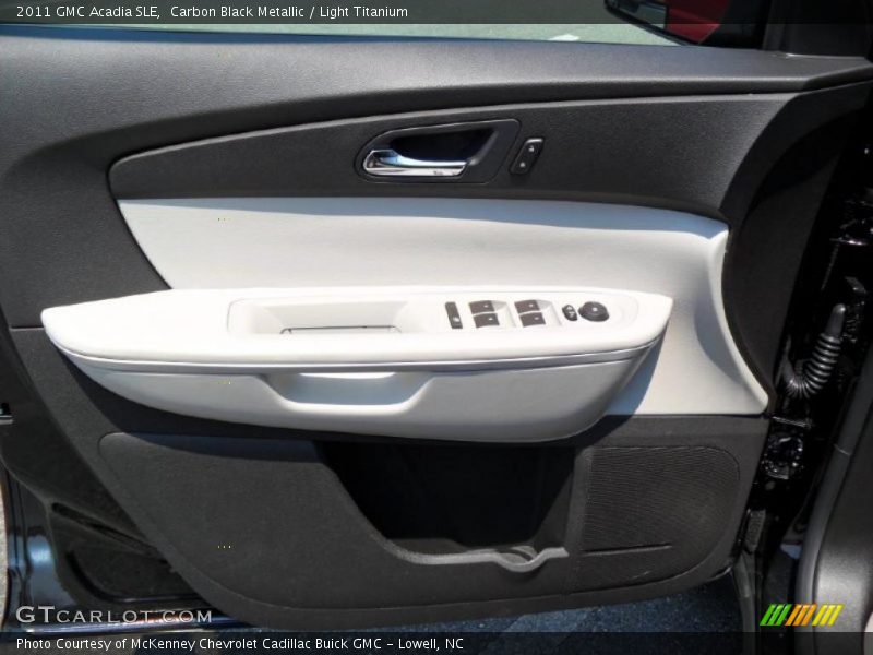 Carbon Black Metallic / Light Titanium 2011 GMC Acadia SLE