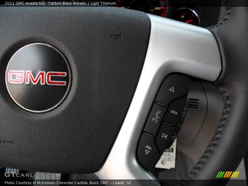 Carbon Black Metallic / Light Titanium 2011 GMC Acadia SLE