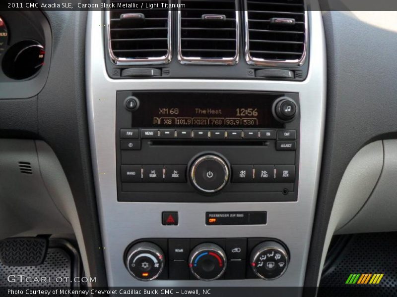 Carbon Black Metallic / Light Titanium 2011 GMC Acadia SLE