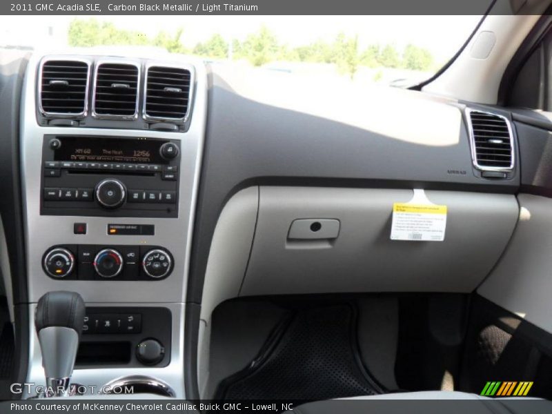 Carbon Black Metallic / Light Titanium 2011 GMC Acadia SLE
