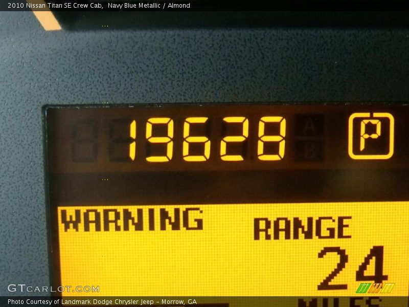 Navy Blue Metallic / Almond 2010 Nissan Titan SE Crew Cab