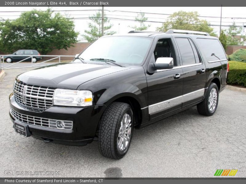 Black / Charcoal Black 2008 Lincoln Navigator L Elite 4x4
