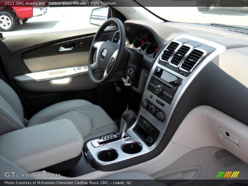 Carbon Black Metallic / Light Titanium 2011 GMC Acadia SLE
