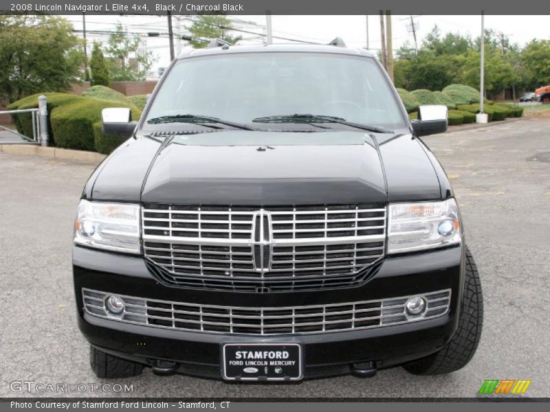 Black / Charcoal Black 2008 Lincoln Navigator L Elite 4x4