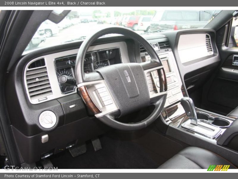 Black / Charcoal Black 2008 Lincoln Navigator L Elite 4x4