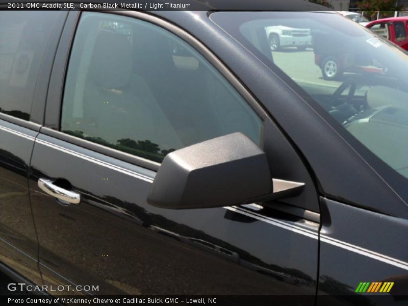 Carbon Black Metallic / Light Titanium 2011 GMC Acadia SLE