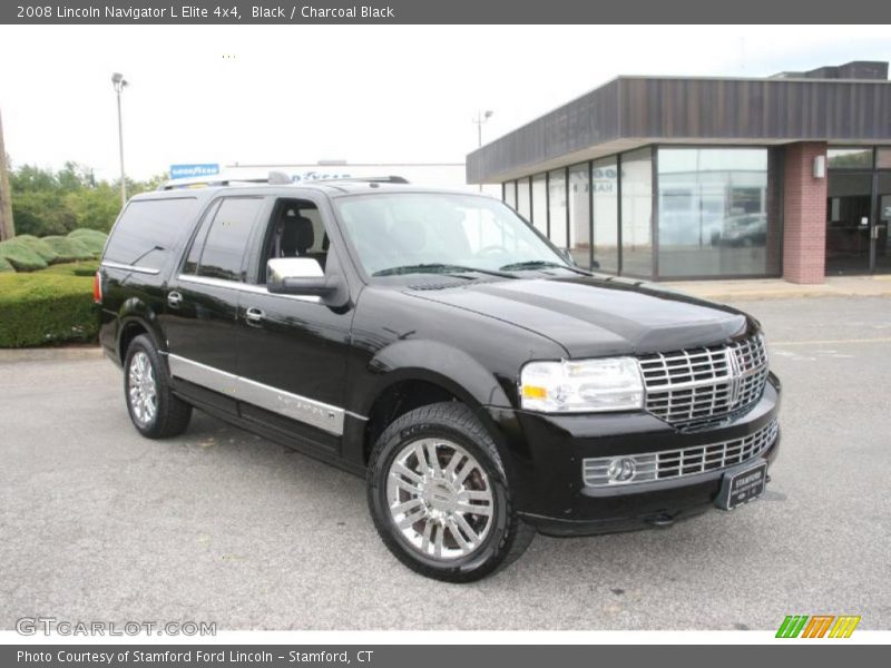 Black / Charcoal Black 2008 Lincoln Navigator L Elite 4x4