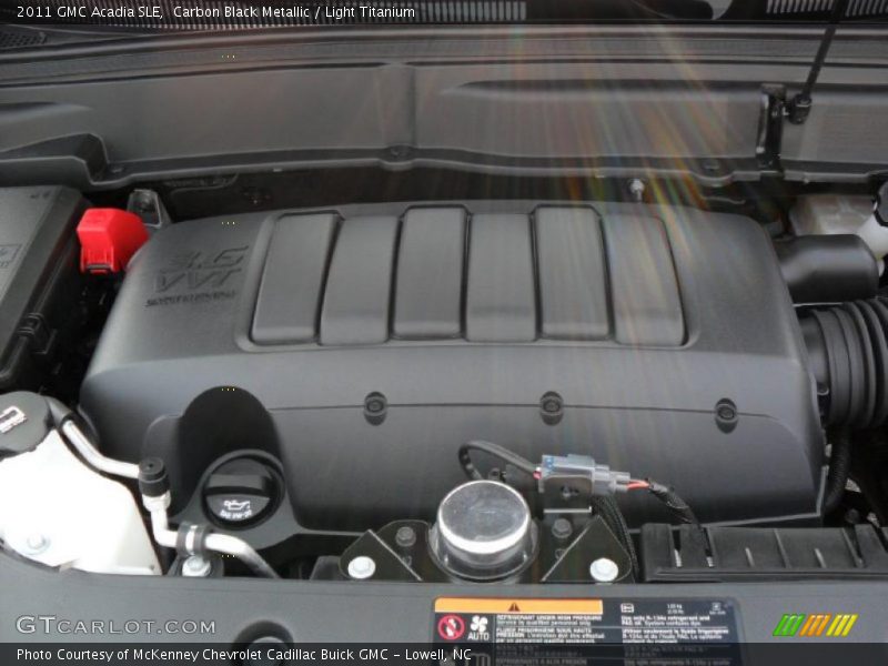 Carbon Black Metallic / Light Titanium 2011 GMC Acadia SLE