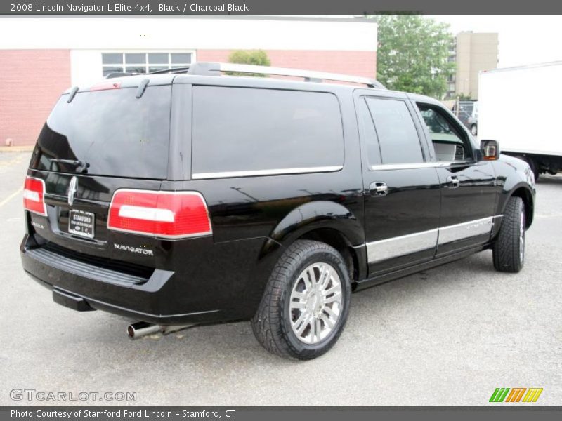 Black / Charcoal Black 2008 Lincoln Navigator L Elite 4x4
