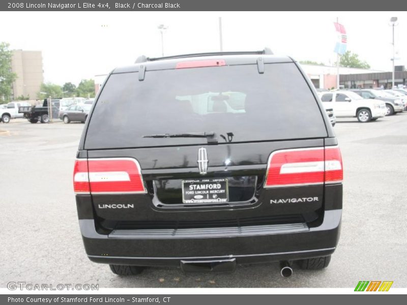 Black / Charcoal Black 2008 Lincoln Navigator L Elite 4x4