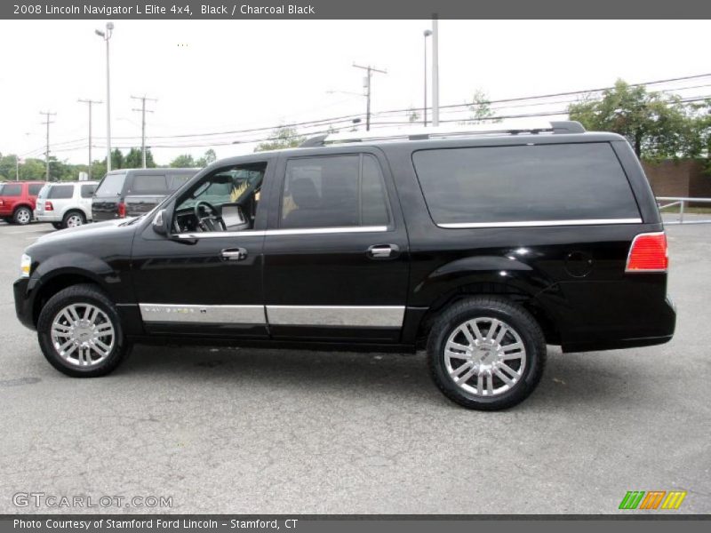 Black / Charcoal Black 2008 Lincoln Navigator L Elite 4x4