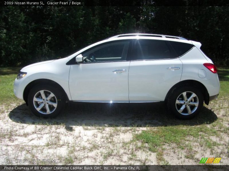 Glacier Pearl / Beige 2009 Nissan Murano SL