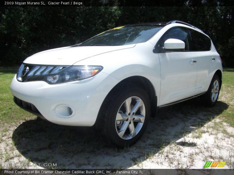 Glacier Pearl / Beige 2009 Nissan Murano SL