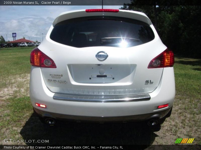 Glacier Pearl / Beige 2009 Nissan Murano SL
