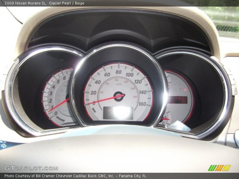 Glacier Pearl / Beige 2009 Nissan Murano SL