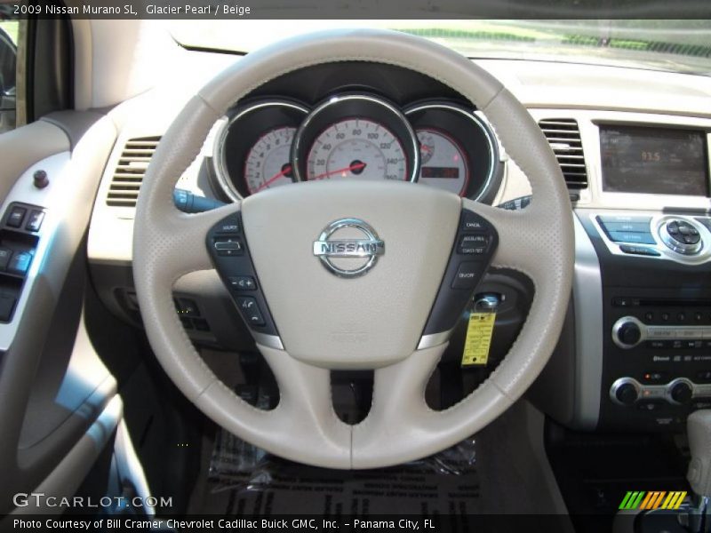 Glacier Pearl / Beige 2009 Nissan Murano SL