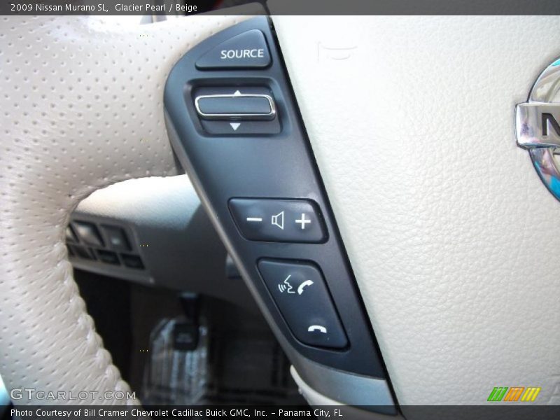 Glacier Pearl / Beige 2009 Nissan Murano SL