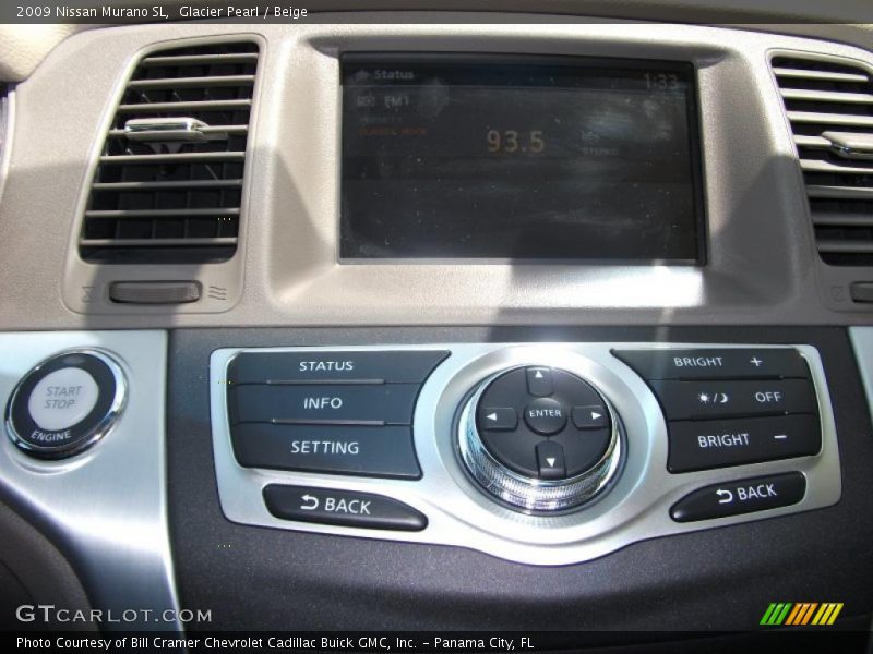 Glacier Pearl / Beige 2009 Nissan Murano SL