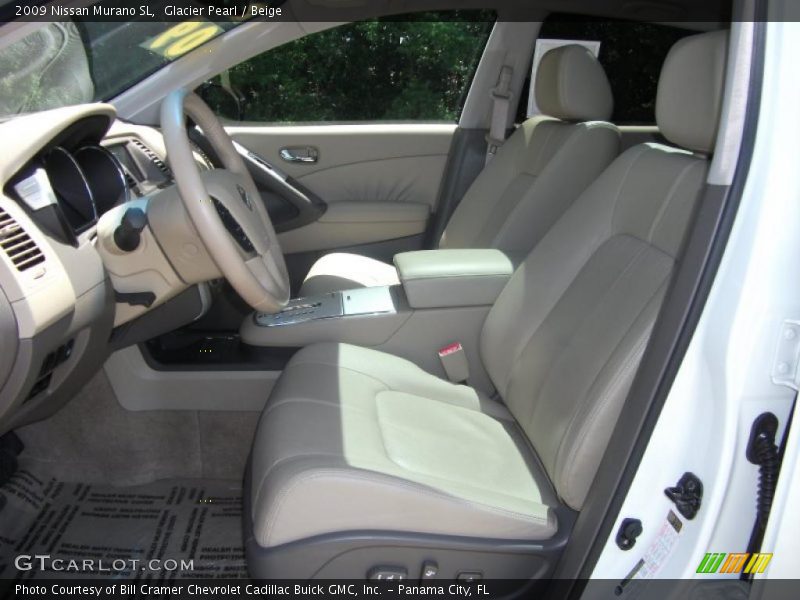 Glacier Pearl / Beige 2009 Nissan Murano SL