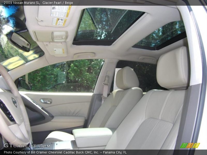 Glacier Pearl / Beige 2009 Nissan Murano SL