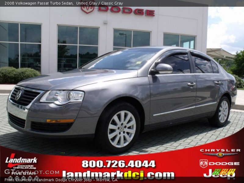 United Gray / Classic Gray 2008 Volkswagen Passat Turbo Sedan