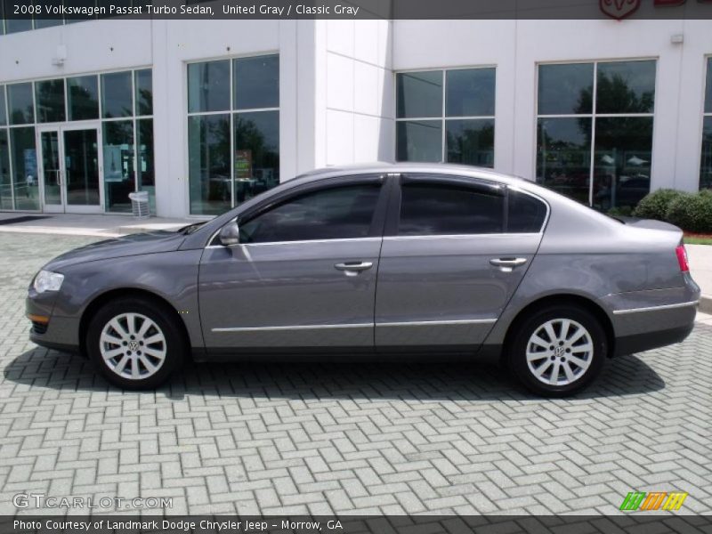 United Gray / Classic Gray 2008 Volkswagen Passat Turbo Sedan