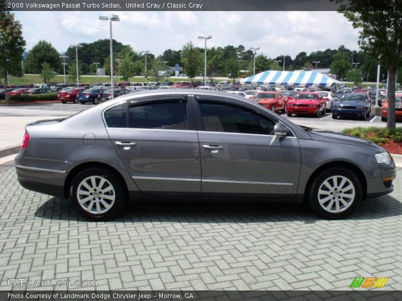 United Gray / Classic Gray 2008 Volkswagen Passat Turbo Sedan