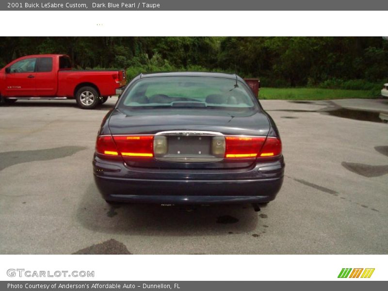 Dark Blue Pearl / Taupe 2001 Buick LeSabre Custom