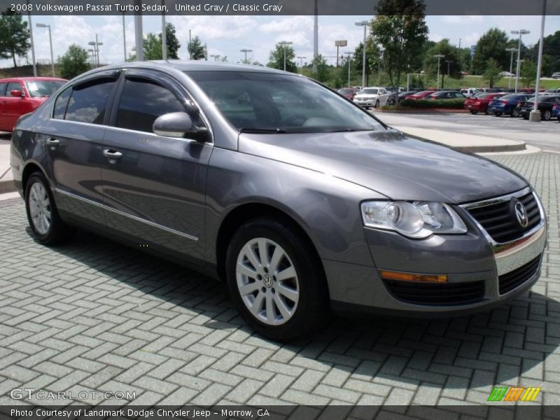 United Gray / Classic Gray 2008 Volkswagen Passat Turbo Sedan