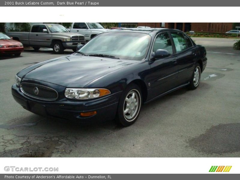 Dark Blue Pearl / Taupe 2001 Buick LeSabre Custom