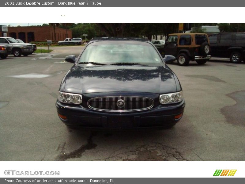 Dark Blue Pearl / Taupe 2001 Buick LeSabre Custom